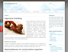 Tablet Screenshot of corrosiecentrum.nl